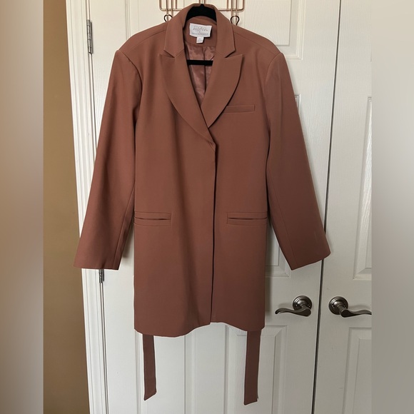 Anthropologie Mare Mare Classic Tie Blazer Jacket - Picture 2 of 5